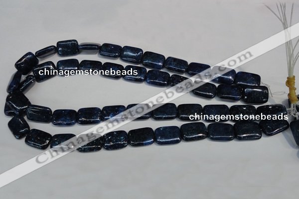 CKU125 15.5 inches 13*18mm rectangle dyed kunzite beads wholesale