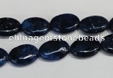 CKU131 15.5 inches 10*14mm oval dyed kunzite beads wholesale
