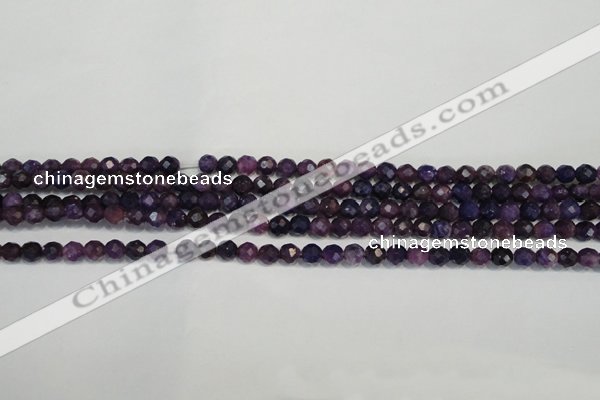 CKU21 15.5 inches 6mm faceted round purple kunzite beads wholesale