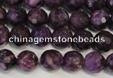 CKU23 15.5 inches 10mm faceted round purple kunzite beads wholesale