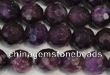 CKU24 15.5 inches 12mm faceted round purple kunzite beads wholesale