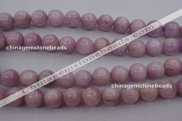 CKU257 15.5 inches 14mm round pink kunzite beads wholesale