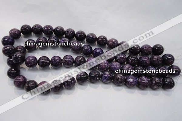 CKU30 15.5 inches 14mm round purple kunzite beads wholesale