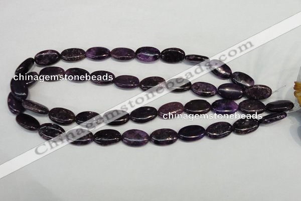 CKU40 15.5 inches 12*20mm oval purple kunzite beads wholesale