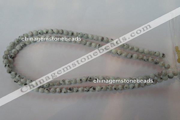 CKW01 15.5 inches 6mm round kiwi jasper gemstone beads