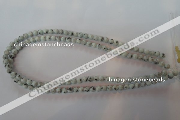 CKW02 15.5 inches 8mm round kiwi jasper gemstone beads