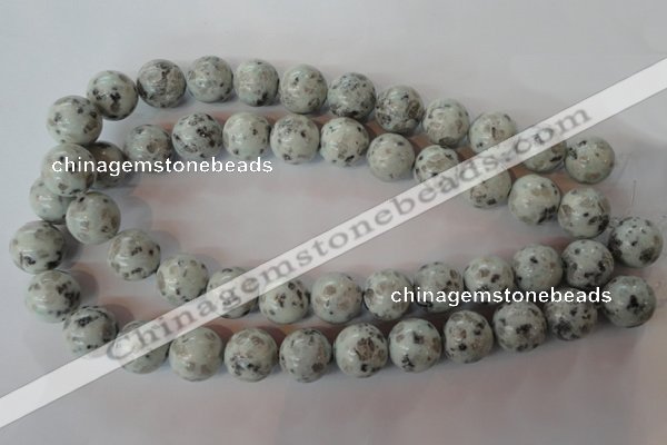 CKW05 15.5 inches 14mm round kiwi jasper gemstone beads