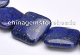 CLA02 Square 20*20mm deep blue dyed lapis lazuli gemstone beads