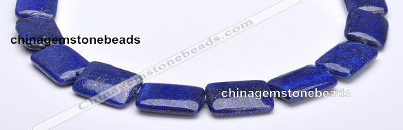 CLA03 Deep blue rectangle 18*25mm dyed lapis lazuli beads