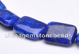 CLA06 Blue 13*18mm rectangle dyed lapis lazuli gemstone beads