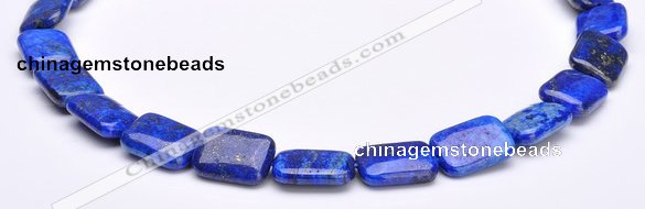 CLA06 Blue 13*18mm rectangle dyed lapis lazuli gemstone beads