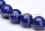 CLA09 6mm round deep blue dyed lapis lazuli beads wholesale