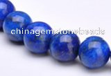 CLA24 Round 10mm blue dyed lapis lazuli gemstone beads Wholesale