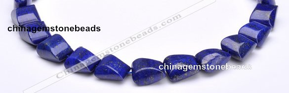 CLA30 14*18mm deep blue dyed lapis lazuli gemstone beads