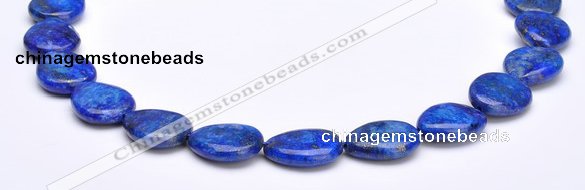 CLA38 16*21mm flat teardrop deep blue dyed lapis lazuli beads