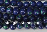 CLA401 15.5 inches 6mm round synthetic lapis lazuli beads