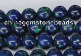 CLA403 15.5 inches 10mm round synthetic lapis lazuli beads