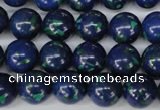 CLA404 15.5 inches 12mm round synthetic lapis lazuli beads