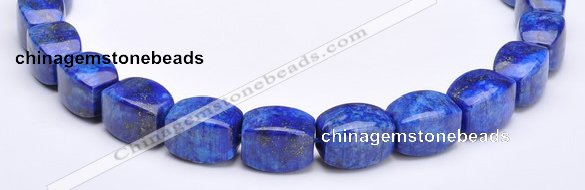 CLA43 9*9*18mm barrel deep blue dyed lapis lazuli beads