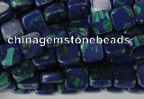CLA447 15.5 inches 8*8mm square synthetic lapis lazuli beads