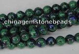 CLA479 15.5 inches 6mm round synthetic lapis lazuli beads