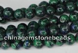 CLA480 15.5 inches 8mm round synthetic lapis lazuli beads