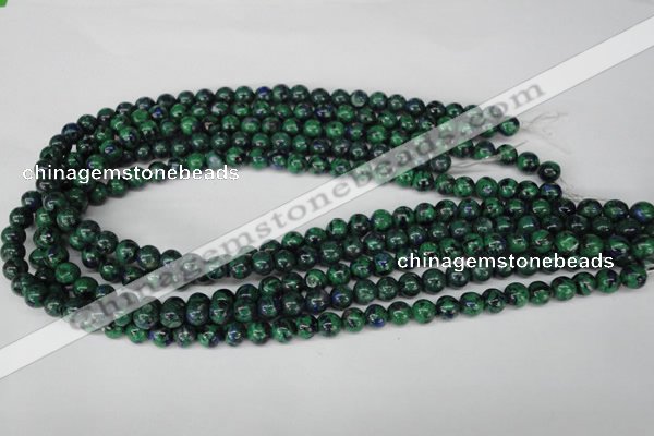 CLA480 15.5 inches 8mm round synthetic lapis lazuli beads