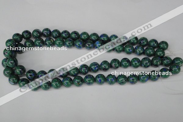 CLA482 15.5 inches 12mm round synthetic lapis lazuli beads