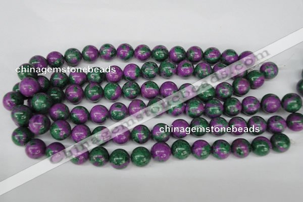 CLA493 15.5 inches 14mm round synthetic lapis lazuli beads