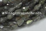 CLB08 16 inches 6*8mm faceted teardrop labradorite beads wholesale