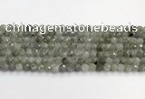 CLB1075 15.5 inches 6mm faceted round labradorite beads