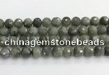 CLB1078 15.5 inches 12mm faceted round labradorite beads