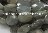 CLB11 16 inches 12*16mm faceted oval labradorite gemstone beads