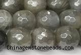 CLB1126 15 inches 8mm faceted round AB-color labradorite beads