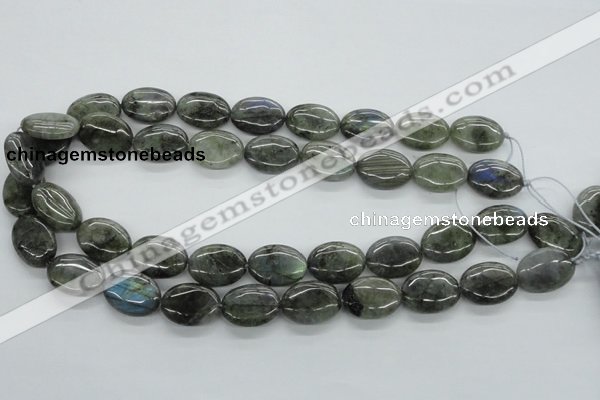 CLB114 15.5 inches 15*20mm oval labradorite gemstone beads wholesale