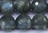 CLB1146 15 inches 8mm faceted round labradorite gemstone beads