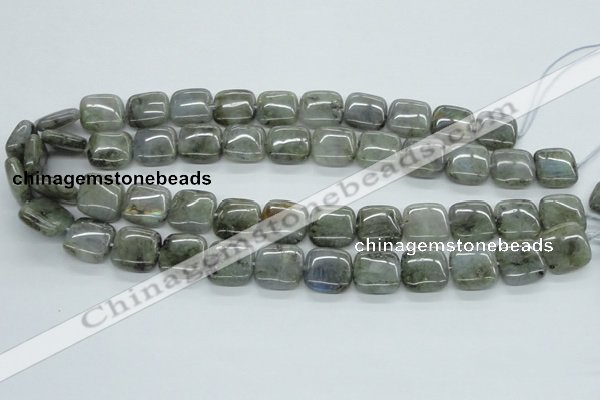 CLB116 15.5 inches 16*16mm square labradorite gemstone beads wholesale