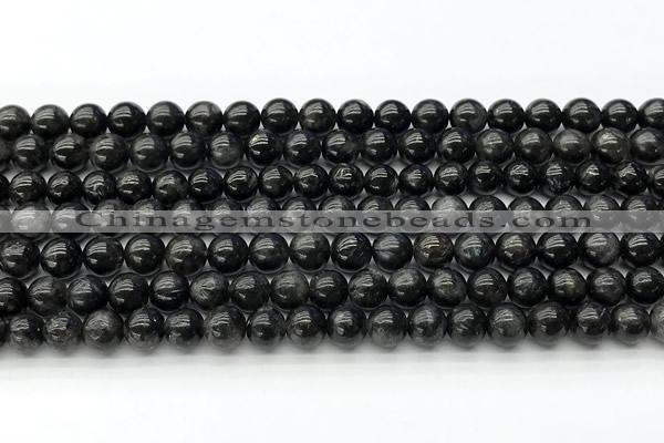 CLB1166 15 inches 6mm round hornblende beads