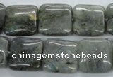 CLB117 15.5 inches 18*18mm square labradorite gemstone beads wholesale