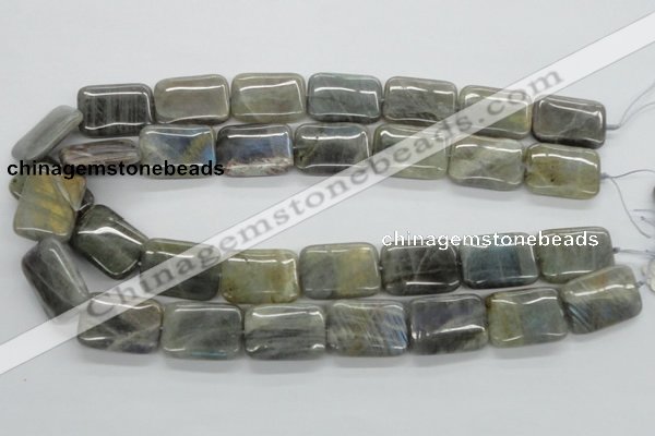 CLB124 15.5 inches 18*25mm rectangle labradorite gemstone beads wholesale