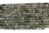 CLB1248 15 inches 4mm faceted round labradorite beads wholesale