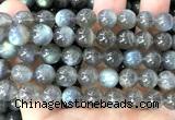 CLB1275 15 inches 10mm round labradorite gemstone beads wholesale