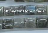 CLB132 15.5 inches 12*12mm square labradorite gemstone beads