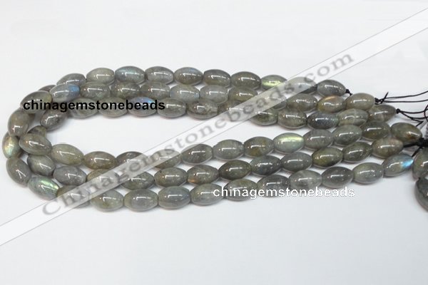 CLB150 15.5 inches 8*12mm rice labradorite gemstone beads