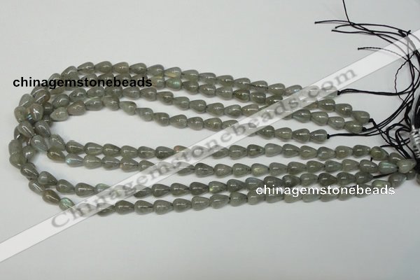 CLB152 15.5 inches 7*9mm teardrop labradorite gemstone beads