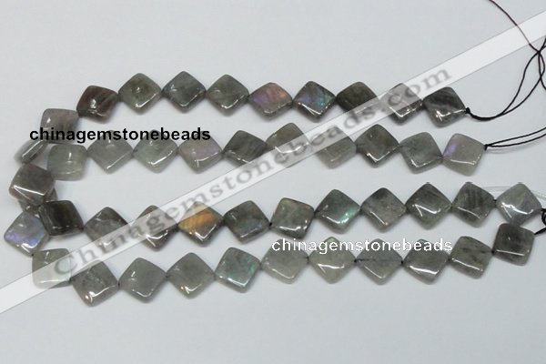 CLB153 15.5 inches 10*10mm diamond labradorite gemstone beads