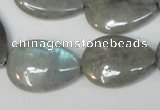 CLB160 15.5 inches 18*25mm flat teardrop labradorite gemstone beads