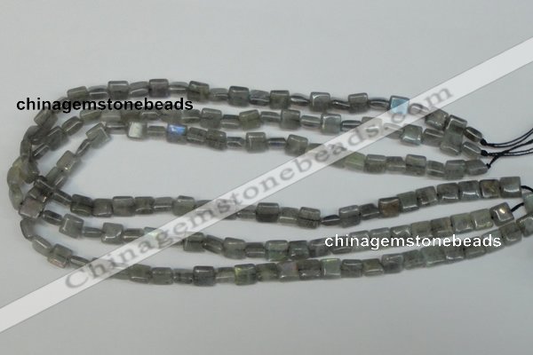 CLB161 15.5 inches 8*8mm square labradorite gemstone beads