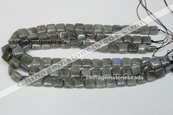 CLB162 15.5 inches 10*10mm square labradorite gemstone beads