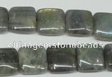 CLB164 15.5 inches 14*14mm square labradorite gemstone beads